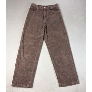 BDG Urban Outfitters Women's Corduroy Pants High Rise Baggy Brown Size 30.